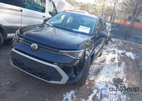 2025 Volkswagen Taos 1.5T S z USA, uszkodzony, nr VIN 3VV8C7B24SM005382
